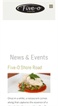 Mobile Screenshot of five-oshoreroad.com